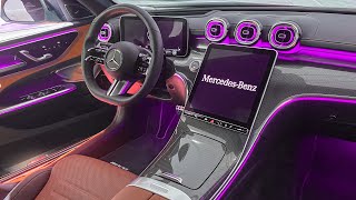 ALL NEW 2022 Mercedes Benz CClass INTERIOR First Full Interior View W206 CClass [upl. by Berfield465]