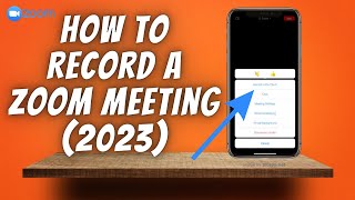 How To Record A Zoom Meeting On iPhone amp Android ✅ [upl. by Thynne]