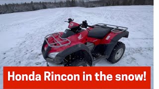 Honda rincon 650 test drive review [upl. by Einnig]