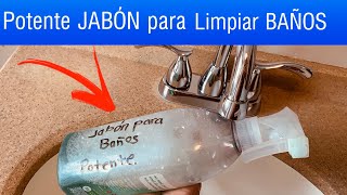 💥PREPARA TU JABON POTENTE PARA LIMPIAR LOS BAÑOS CON INGREDIENTES QUE YA TIENES EN CASA  VINAGRE [upl. by Wickner]