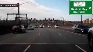 Sydney Harbour Bridge Anzac Bridge amp Sydney Australia CBD Freeway Tour [upl. by Einhorn552]