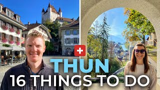 THUN SWITZERLAND  16 Things To Do In Thun  Day Trip from Interlaken [upl. by Mei281]