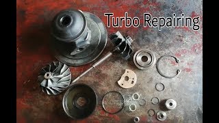 How to repair turbo and replace turbo kit [upl. by Hobard]