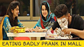 Eating Badly Prank  Prank In Pakistan  eating food loudly [upl. by Nyliram]