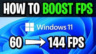 How To Boost FPS on Windows 11 Gaming Performance Optimization Guide [upl. by Assirahc]