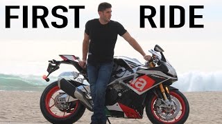 2016 Aprilia RSV4 RF  First Ride amp Review [upl. by Minta164]