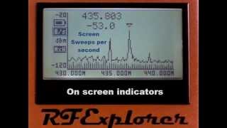 Introducing RF Explorer  Handheld Spectrum Analyzer [upl. by Clementina320]