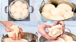 EGGLESS STEAM BUN RECIPE l WITHOUT OVEN [upl. by Sheldon]