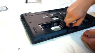 Acer Aspire 7741G  5741G  5253G Laptop disassembly Part I [upl. by Esereht]