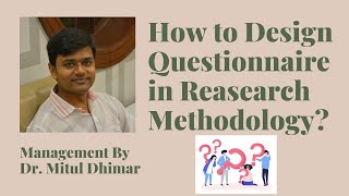 How to develop strong research questions  Questionnaire design process in research methodology [upl. by Fleisig]