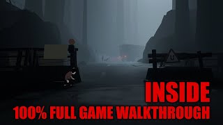 INSIDE  100 Full Game Walkthrough  All SECRETS Collectibles amp AchievementsTrophies [upl. by Petie]