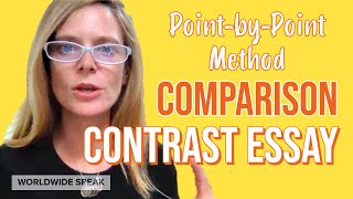 Point by Point Method  Comparison Contrast Essay  English Writing Skills [upl. by Wohlen500]