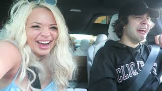 Trisha Paytas and David Dobrik eating McDonalds [upl. by Mullane]