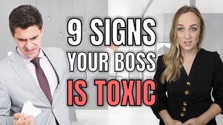 TOXIC MANAGER  9 Toxic Boss Signs to Look Out For [upl. by Tooley]