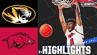 Missouri Tigers vs Arkansas Razorbacks  Full Game Highlights  ESPN College Basketball [upl. by Onra]