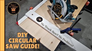 DIY Circular Saw Guide  Cheap Track Saw DIY [upl. by Servetnick]