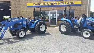 New Holland Boomer vs Workmaster Compact Tractors [upl. by Lynn476]