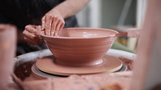 How to Throw and Trim Large Stoneware Bowls — Narrated Version [upl. by Tymothy]