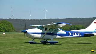 Cessna 182 Skylane take off landing [upl. by Aiel]