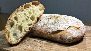 Ciabatta Bread Recipe｜77hydration｜10olive oil [upl. by Ikilisav]