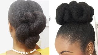 Style Your Natural Hair in 15 Minutes [upl. by Nalla395]