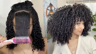 SILK PRESS on 4C twa NATURAL HAIR at home blowoutflat iron J Mayo [upl. by Pare]