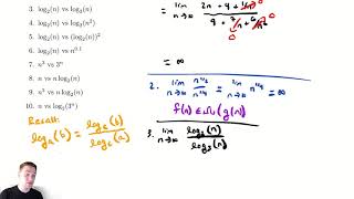 Asymptotic Notation 6  Limit Theorem Examples [upl. by Oleta]