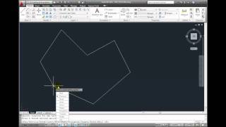 AutoCAD 2011 Tutorial  Editing Polylines  Edit Vertex [upl. by Grady179]