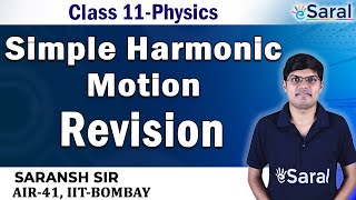 Simple Harmonic Motion SHM Revision Physics Class 11 JEE NEET [upl. by Akenaj]