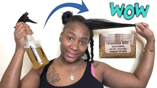 Fenugreek Seed Water for MASSIVE HAIR GROWTH [upl. by Brie]