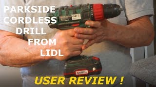 Parkside cordless drill from Lidl  User review [upl. by Holleran583]