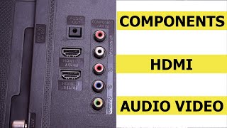 Tvs ComponentsHDMI and AV Explained [upl. by Nifled]