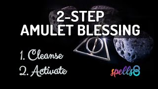 📿 Easiest Way to Charge an Amulet Wiccan Blessing Spell to Cleanse amp Protect [upl. by Hofmann]