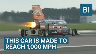 Car Is Designed To Go 1000 Mph And Break The Sound Barrier [upl. by Manya]