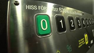 Sweden Stockholm Huddinge Centrum Sjödalsvägen 14 HISS ELTEKNIK elevator [upl. by Elleiand52]