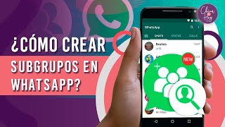 ¿Cómo crear SUBGRUPOS en WhatsApp [upl. by Yeleek702]