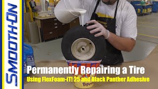 How To Fix a Deflated Tire Using FlexFoamiT 25 Expanding Foam [upl. by Alesig]