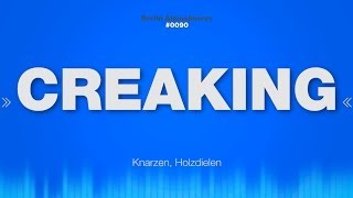 Creaking  SOUND EFFECT  Creaky Floorboards Knarzen  SOUND [upl. by Ragen]