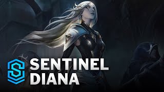 Sentinel Diana Skin Spotlight  League of Legends [upl. by Jarlathus23]