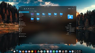 Tutorial  KDE Plasma Theme with blur  Manjaro Linux [upl. by Clance]