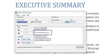 PDF Accessibility Color Contrast [upl. by Yhtac]