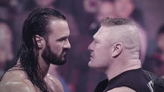 WWE Champion Brock Lesnar battles Drew McIntyre at WrestleMania [upl. by Ecertal]