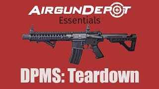 Crosman DPMS SBR How to Field Strip or Tear Down the DPMS [upl. by Eelik761]