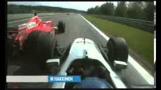 Formula 1 GP Belgio 2000 un sorpasso nella storia il mitico hakkinen [upl. by Eniamret]