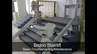 Bruno Stairlift  Basic Troubleshooting Guide [upl. by Atsirhc]