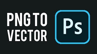 How To Convert a PNG To Vector in Photoshop [upl. by Ennayehc]