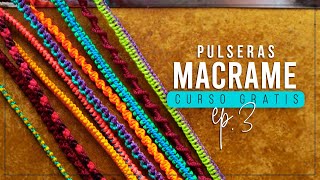 10 PULSERAS FÁCILES Y RÁPIDAS 💥» Ep 31  pulseras de hilo  friendship bracelets ● Curso de Macrame [upl. by Meyeroff]