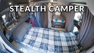 Ultimate Stealth Camper Van Tour  Nissan NV200 SelfConverted Build Walkthrough [upl. by Cassandra]