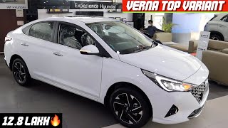 Hyundai Verna 2023 Top Model  Walkaround Review with On Road Price  Verna SX O 2023 [upl. by Danelle62]