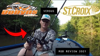 Dobyns Fury vs St Croix Bass X  100 Rod Review [upl. by Eelsnia848]